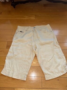 Dolce & Gabbana J&ANS Beige Corduroy Shorts